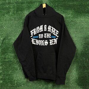 NFL Detroit Lions x Eminem From 8 Mile to The Lions Den Hoodie Size Extra Large